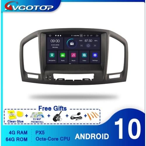 AVGOTOP Android 10 CAR Radio for OPEL INSIGNIA 2008-2011 IPS HD Screen GPS Multimedia System