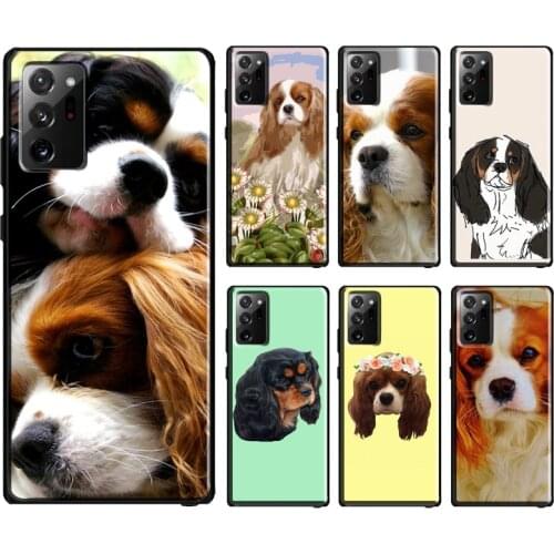 Cavalier King Charles Spaniel Dog Case For Samsung Galaxy S10 Plus S8 S9 S20 FE Note10 Plus Note9 Note20 S21 Ultra Cover Bag