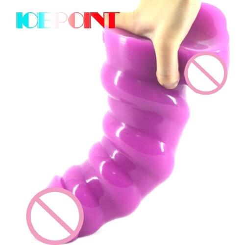 2.76" thick Big Dildo Beads huge giant dildo sex toy for women man artificial penis dick vagina stimulate erotic girls anal plug