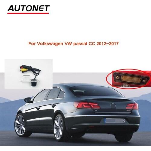 Autonet car rear view camera For Volkswagen VW passat CC 2012~2017 Backup HD Camera license plate camera