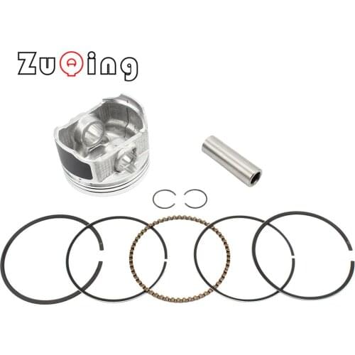 Motorcycle Engine 65.5mm Piston 15mm Pin Ring Set Fit for Zongshen Loncin 250cc CB250 ATV Quad Dirt Pit Bike