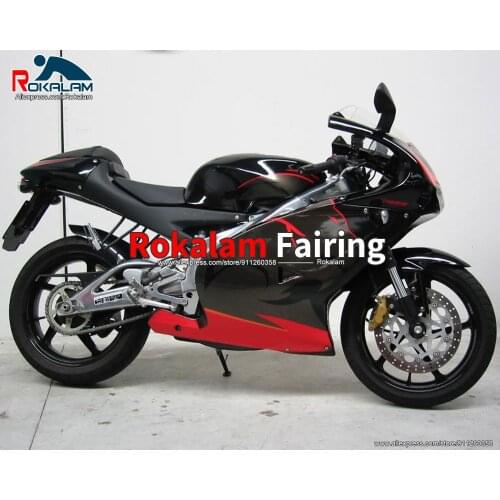 Aftermarket Fairing Kit For Aprilia RS125 2001 2002 2003 2004 2005 RS-125 01 02 03 04 05 Red Black Motorcycle Cowl Set