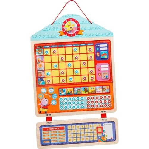 MY MAGNETIC CHORE CALENDAR STICKER TIME SHEET RECORD GROWTH EDUCATION TOYS