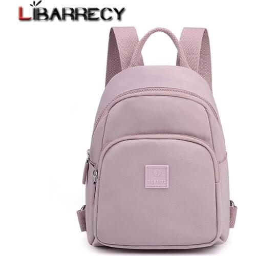 Fashion Nylon Backpacks High Quality Waterproof Messenger Bag for Women 2021 New Casual Backpack and Solid Color Handbags