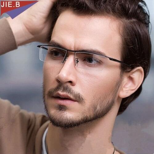 2020 New Unisex Half Rim, Alloy, Metal Frame For, For Men, Fashion, Cool, Optical Glasses, Men Glasses, Prescription Frame TR90