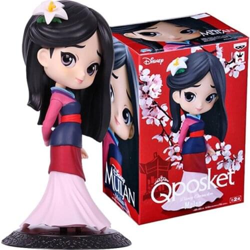 Genuine Disney New Product Model Doll Character Hua Mulan Doll Scenery Hand-made