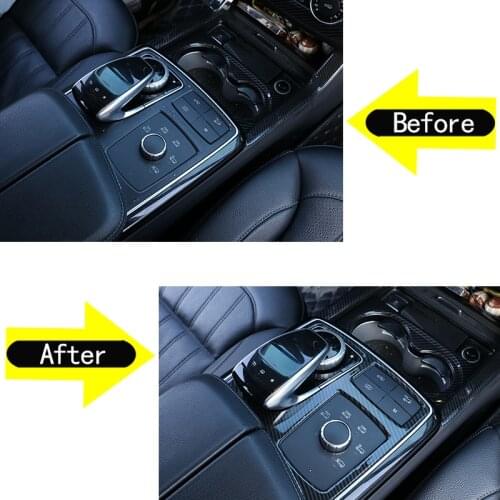 Control Panel Center Console Cover for Mercedes Benz ML320 2012 GLE W166 C292 350d GL X166 GLS AMG Car Interior Accessories