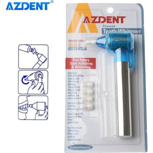 AZDENT Tooth Polishing Whitening Teeth Burnisher Power Tooth Whitener And Stain Remover (Not include Battery)