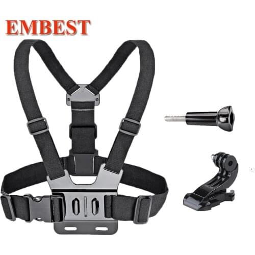 Adjustable Elastic Belt Chest Strap For Gopro Session Hero 7/6/5/4/3 SJCAM SJ4000 Xiaomi Mijia Yi 4k Action Camera