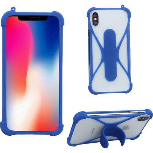 For BLU Vivo XI+ 6.2 inch Smartphone Silicone Case Soft Bumper Rubber Universal Case For BLU vivo XL 3 Plus Phone Holder