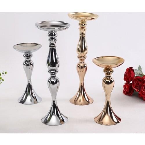 Wedding table centerpieces event party banquet hotel gold flower tall wedding table centerpieces mermaid style