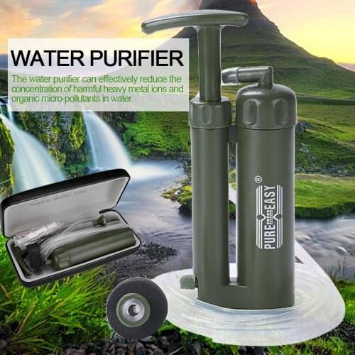 Outdoor Water Purifier 0.1 Micron 2000L Ceramic Membrane Camping Hiking Emergency Life Survival Portable Equipment Water Filter
