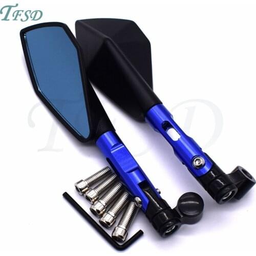 Universal 8mm 10mm Aluminum CNC Motorcycle Motorbike rearview back side rearview mirror colorful For Triumph Tiger 800 Tiger XC