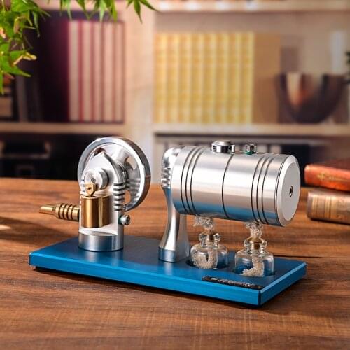 All metal startable steam engine model engine retro heating boiler K-005 large boiler model