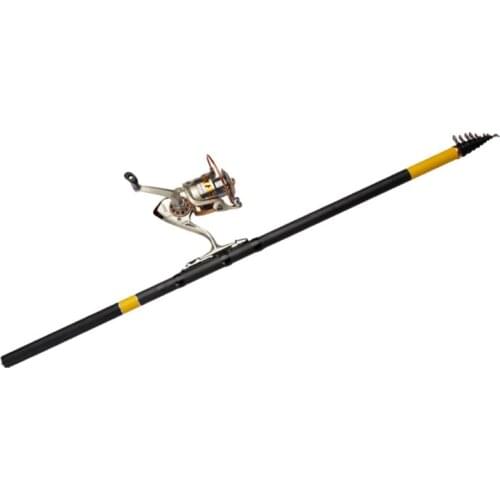 High Carbon 3.6M 4.5M 5.4M 6.3M Fishing Rod Rotating Portable Telescopic Fishing Rod Ultra Light Rock Fishing Rod