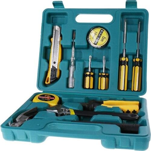 12pcs Car Emergency Kit Rescue Bag Vehicle Truck Toolbox Repair Tool First Aid Flashlight Traction Rope Insulation Tape DJB013