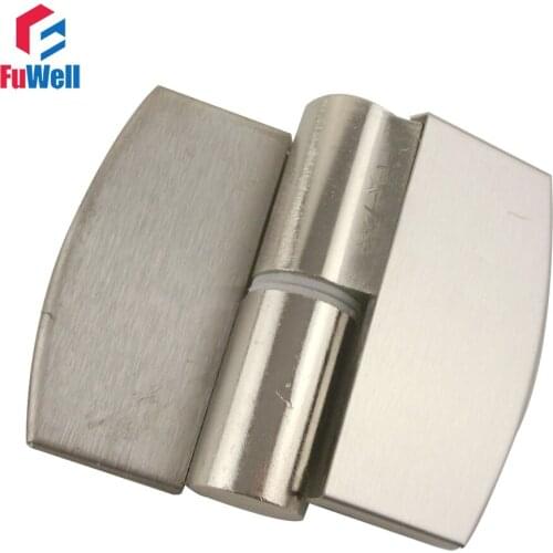 2pcs Stainless Steel Zinc Alloy Public Toilet Partrition Door Hinge for Folding Door Fit 12~18mm Door