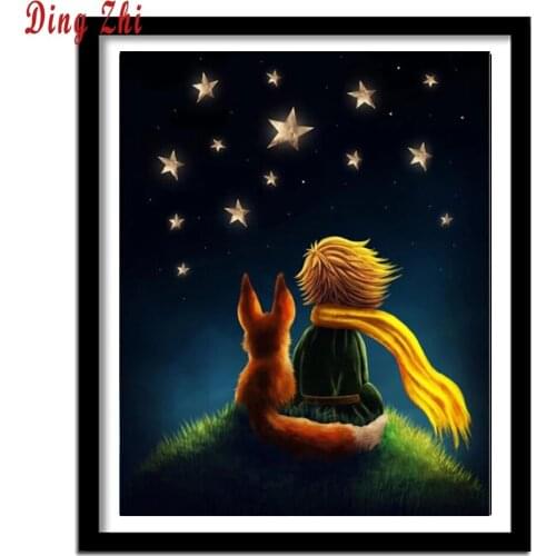 5D Diy Diamond Painting The Little Prince Full Square/Round Diamond Embroidery Cartoon Pet Art Home Decor Mosaic Child Gift