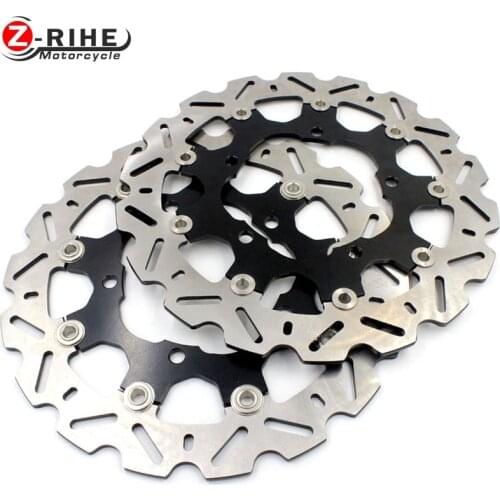 GSR400 GSR600 2PCS Front Floating Brake Disc Rotor motorcycle parts Aluminum Brake Rotors for SUZUKI GSR400 GSR600