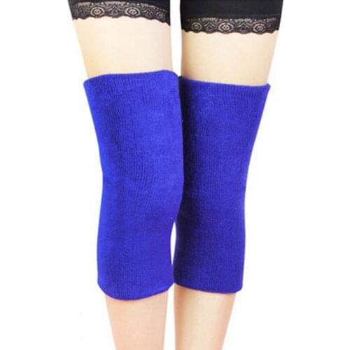 AOLIKES 2pcs/lot thiicken elastic knee brace for volleyball fitness basketball leg sleeve knee support joelheiras guard kneepad