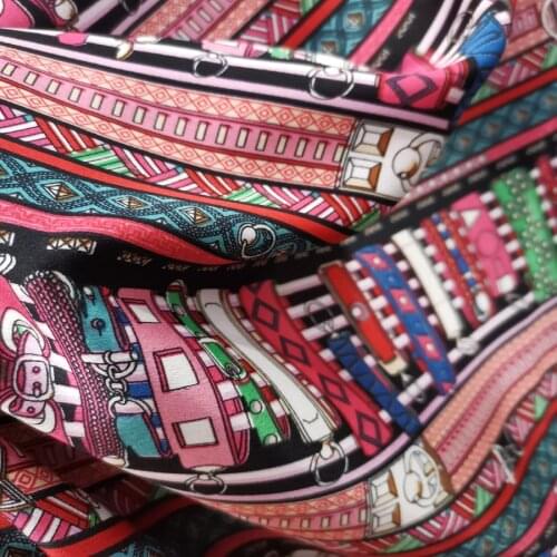 Fashion Silk Satin Dress Fabric Qualified Satin Chiffon Dropping Soft DIY Sewing Craft Material Glossy Pajamas Fabric craft