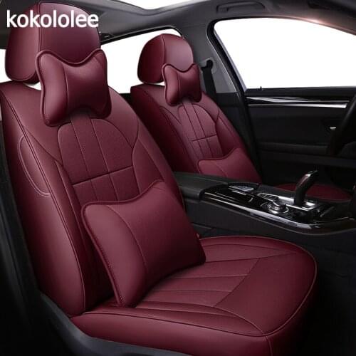 Kokololee Custom real leather car seat cover for smart forfour smart fortwo Automobiles Seat Covers car seats protector styling