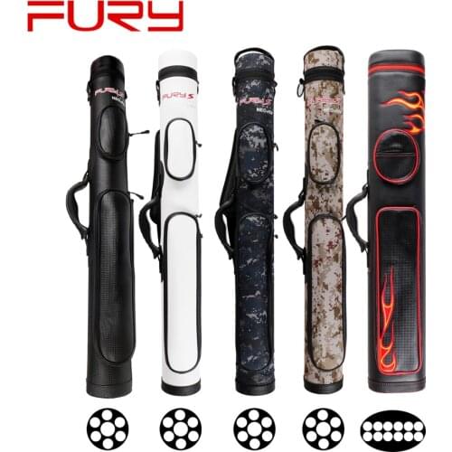 Original Fury Cue Case Box Various Model Multifunction 2/4/5/6/12 Holes Carrying Case Stick Billiard Accessory