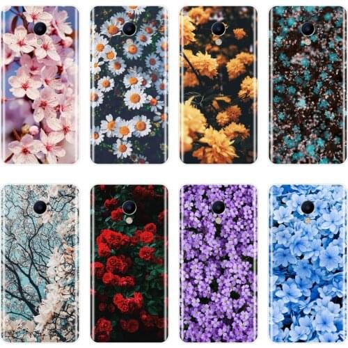 Back Cover For Meizu M6 M6S M6T M5 M5C M5S M3 M3S M2 Silicone Soft Rose Flower Floral Phone Case For Meizu M2 M3 M5 M6 Note Case
