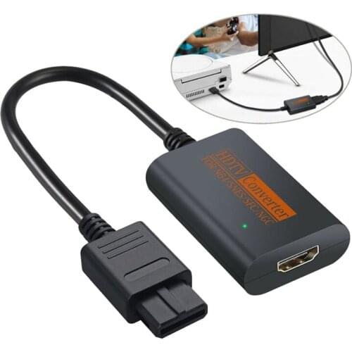 For NGC/SNES/N64 to HDMI-Compatible Converter Adapter for Nintend 64 for GameCube Plug and Play Full Digital Cable