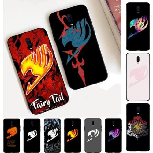 FHNBLJ Fairy Tail logo Phone Case for Vivo Y91C Y11 17 19 17 67 81 Oppo A9 2020 Realme c3