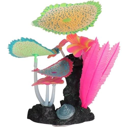 Artificial Coral Plant Ornament for Aquarium Fish Tank Underwater Decoration
