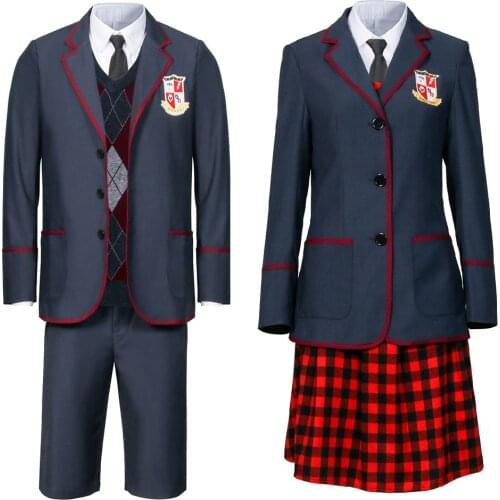 The Umbrella Academy Cosplay Costume Hargreeves Number Five Uniform High Grade Halloween Carnival Costumes for Adults