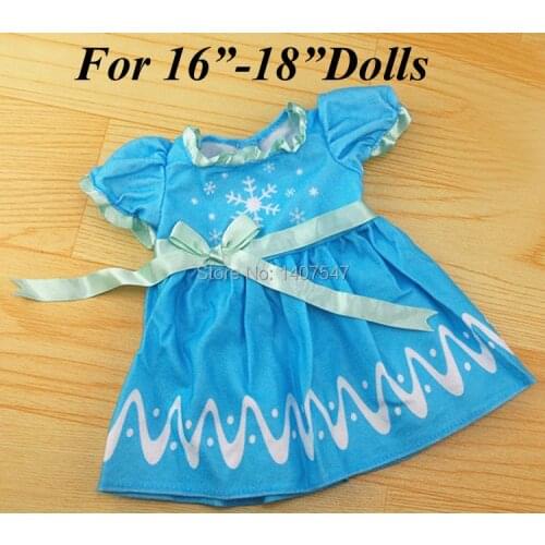 2015 New style Popular AMERICAN PRINCESS 18 inch doll girl doll clothes fashion dress / 18 doll accessories 1pcs