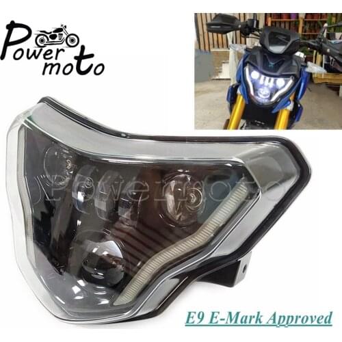 E9 Mark Approved Motorcycle LED Light Replacement Headlamp For BMW G310GS G310R Devil Eyes LEDs Headlight Assembly 2016- 2018