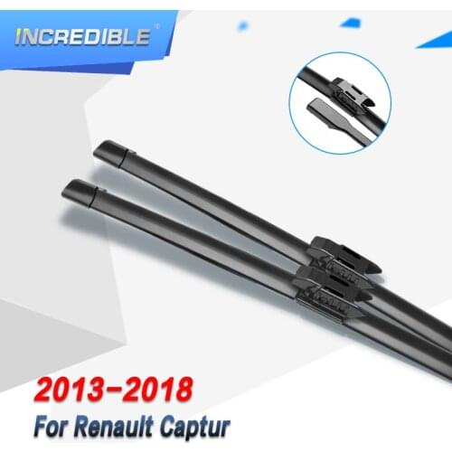 INCREDIBLE Windscreen Wiper Blades for Renault Captur ( Kaptur ) Fit Bayonet Arms / pinch tab arms 2013 2014 2015 2016 2017 2018