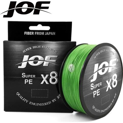 JOF 8 Braided Fishing Line - Length:150M 300M 500M, Diameter:0.14mm-0.5mm,size:15-100lb Japan PE braided line
