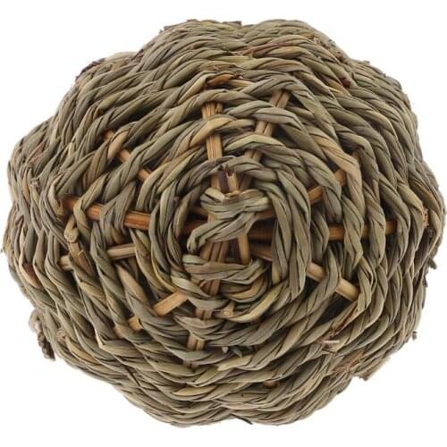 Hanging Bird House Natural Fiber Finch Bird Nest Hut Outdoor Cage Shelter Hideaway T8WB