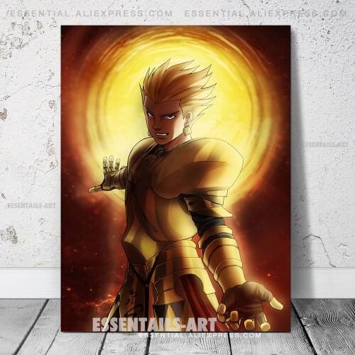 Gilgamesh Fate Anime Poster Canvas Wall Art Painting Decor Pictures Bedroom Study Living Room Home Decoration Prints