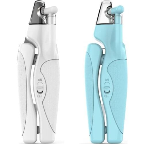 Professional Pet Dog Nail Scissors Stainless Steel Grooming Scissors Nail Clippers Nail Scissors With LED Light Pets Supplies