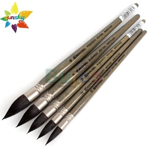 Original Spain ESCODA 1130 Mop watercolor brush French classical Watercolor brush Squirrel hair Soft texture Art supplies