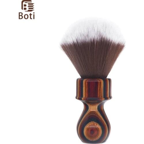 Boti Brush-Whole Shaving Brush Annual Ring Wooden Handle And Mother Lode Synthetic Hair Knot Handmade Mens Cleaning Beard Tool