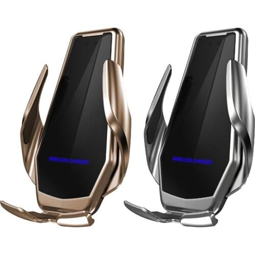 Universal 15W Magnetic Wireless Charger Smart Phone Holder Car wireless charging/magnetic suction head charging/super capacitor