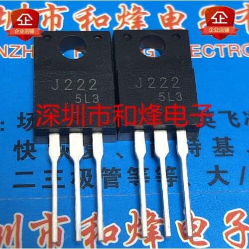 10PCS J222 2SJ222 TO-220F