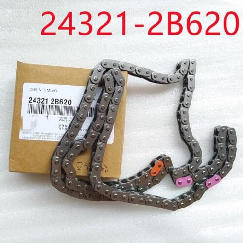 243212B620 Genuine 1.6T engine timing chain for hyundai Veloster Accent Tucson Kona for kia Rio Sportage Soul Optima 24321-2B62