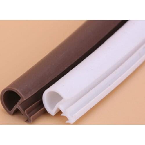 5*8mm 5M rubber sealing strips crash soundproof door thong strip wooden door/ window sealed slot type easy to instal