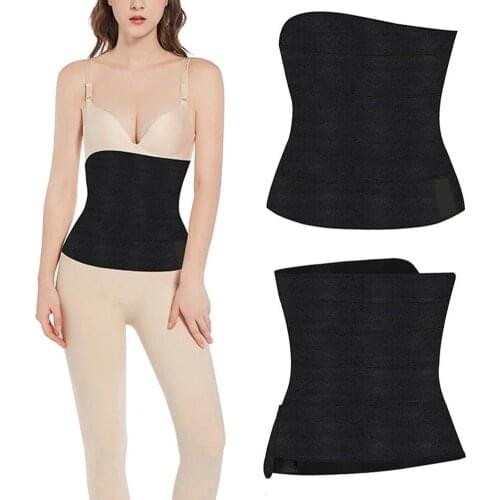 50% HOT SALE Bandage Wrap Adjustable Back Brace Daily Use Nylon Wrapped Lumbar Support Belt for Sports