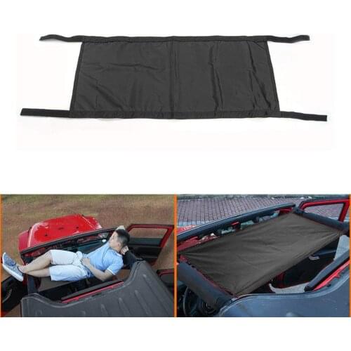 Chuang Qian Car Roof Rest Bed Hammock for Jeep Wrangler YJ, TJ, JK & JKU Unlimited (Black)