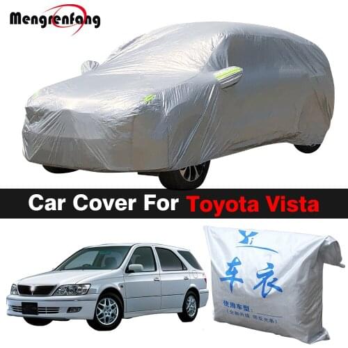 Full Car Cover Outdoor Sun Shade Anti-UV Rain Snow Ice Protection Auto Cover Dustproof For Toyota Vista