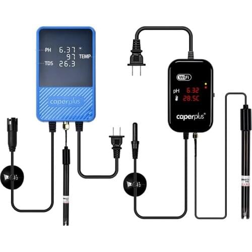 Caperplus PH Temperature Intelligence Monitor Detector WIFI APP PH Digital Monitor For Fish Tanks Aquarium