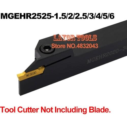 MGEHR2525-1.5 MGEHR2525-2 MGEHR2525-2.5 MGEHR2525-3 MGEHR2525-4 MGEHR2525-5 MGEHR2525-6 CNC Lathe External Turning Tool Holder